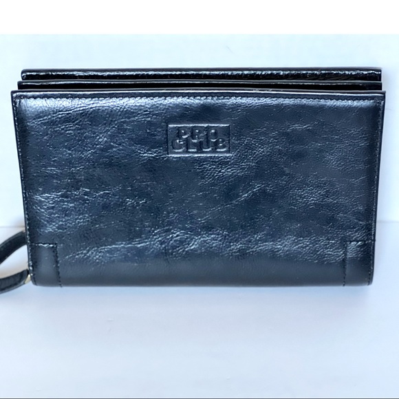PRO CLUB Black Faux Leather Clutch - Picture 2 of 7